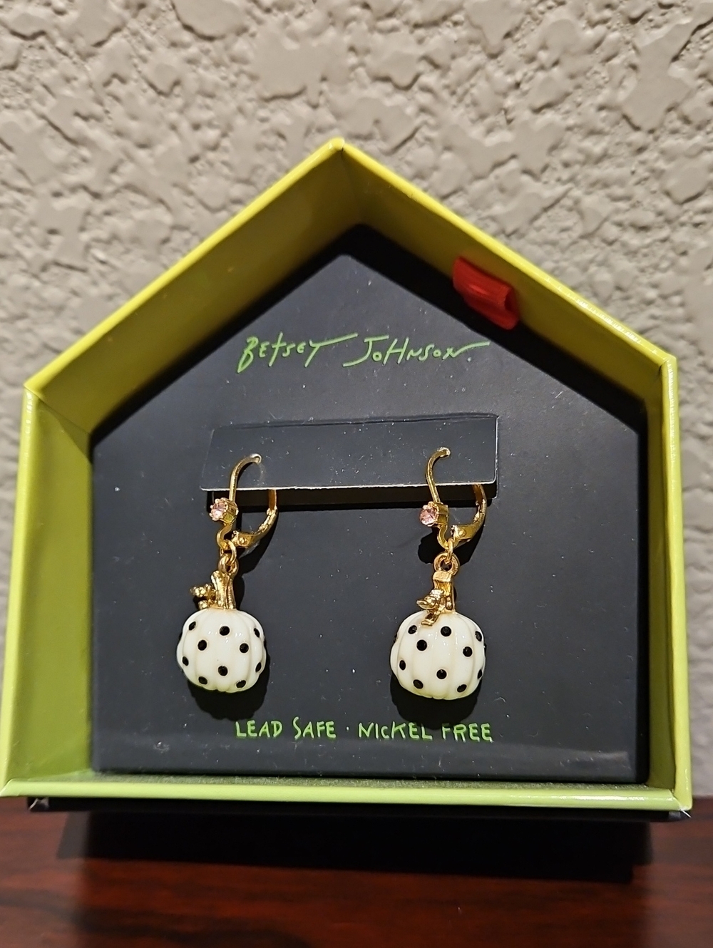 Betsey Johnson Pumpkin Earrings